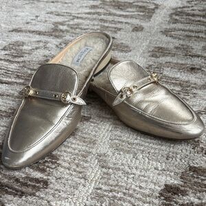 Coach Metallic Gold Loafers